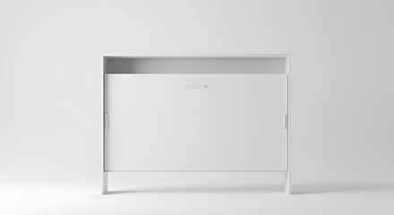 Modern Minimalist White Cabinet Design