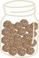 Watercolor Eid Cookies Illsutration