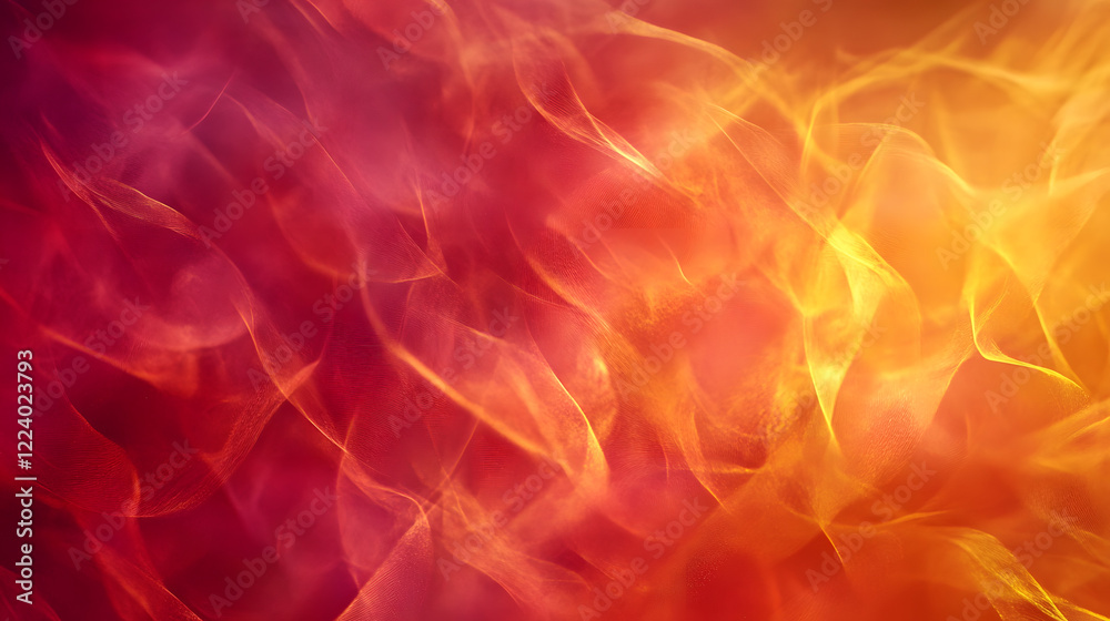 Poster vibrant abstract background of fiery reds and warm yellows perfect for dynamic designs : generative 