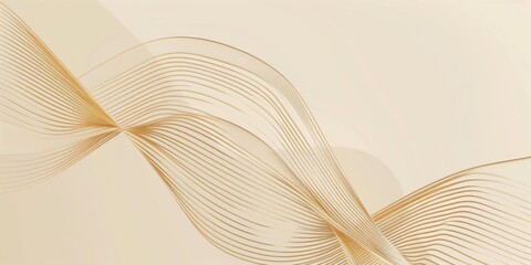 A linear minimalist artwork against a subtle beige backdrop, Linear elements and minimalist lines, Linear minimalist style