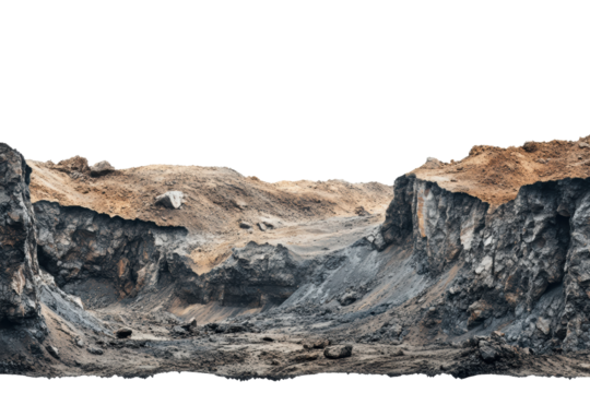 Breathtaking landscape showcasing rugged cliffs and a dramatic terrain under a clear sky, perfect for nature enthusiasts and photographers.