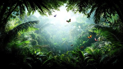 Luminous Jungle Canopy