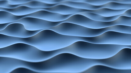 Obraz premium Smooth Blue Abstract Wave Pattern