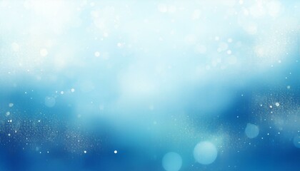 きらめく幻想的な壁紙、背景（青、水色、水彩画風イラスト）