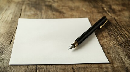 A clean desktop with a blank document and a digital pen, illustrating the beginning of digital goal setting.