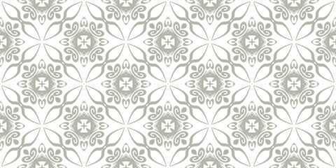 original pattern with lace decorative ornament. vector illustration. seamless