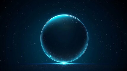 Glowing Orb in a Dark Cosmic Background