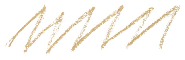 light brown pencil strokes isolated on transparent background