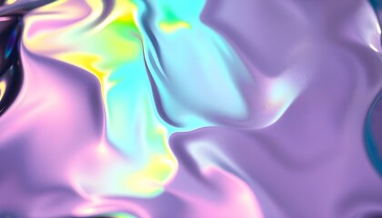 Rainbow Oil Slick: Iridescent Texture, Glossy, Colorful Reflections shiny fluid water spill
