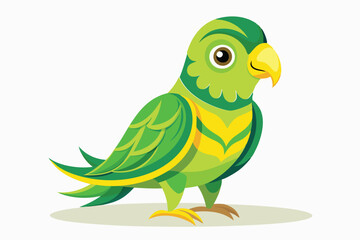 Lime Light A Green Parrot's Stand D.eps