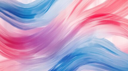 Fototapeta premium Abstract Pastel Wave Painting.
