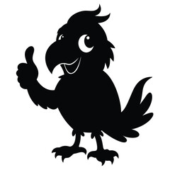 Fototapeta premium It's awesome when you witness the bird give a thumbs up up.