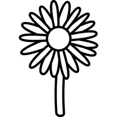 Aster Line Icon