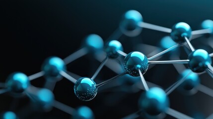 Exploring atoms and bonds in a colorful molecular network structure