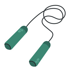 Jump Rope Fitness Equipment Illustration