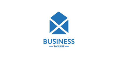 Simple innovative business logo design for company