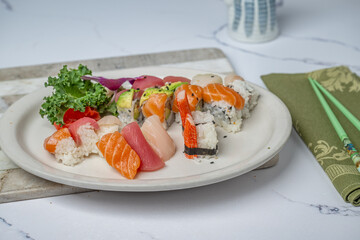 thai asian sushi food
