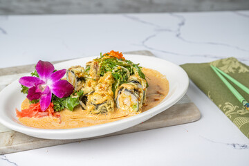 thai asian sushi food