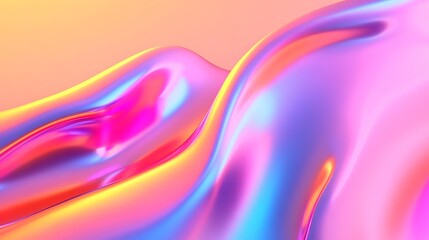 Abstract Colorful Liquid Swirls Background Design