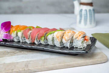 thai asian sushi food