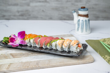 thai asian sushi food