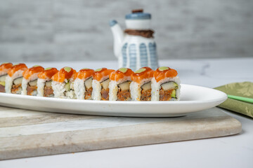 thai asian sushi food