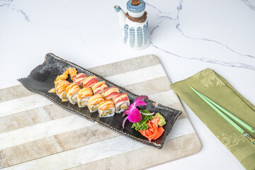 thai asian sushi food