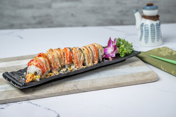 thai asian sushi food