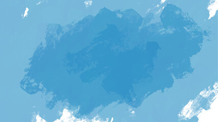 Abstract blue watercolor background.Hand painted watercolor. vector