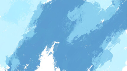 Abstract blue watercolor background.Hand painted watercolor. vector