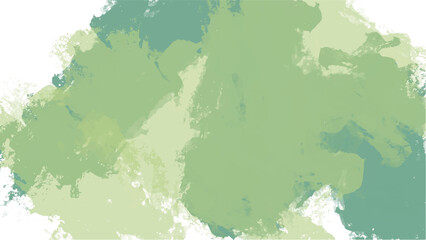 Obraz premium Abstract green watercolor background.Hand painted watercolor. vector