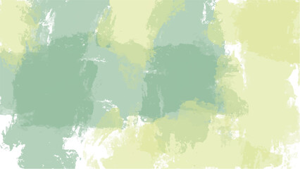 Abstract green watercolor background.Hand painted watercolor. vector