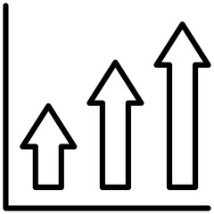 Growth Outline Icon