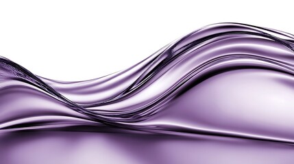 Obraz premium Abstract Purple Liquid Wave Design Background