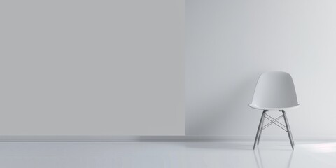 A minimalist aesthetic featuring a light silver backdrop, Minimalist design elements arranged symmetrically, Contemporary minimalist style