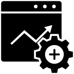 Optimization Glyph Icon