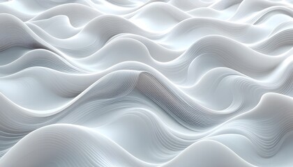 Obraz premium Abstract White Wave Background Texture Image