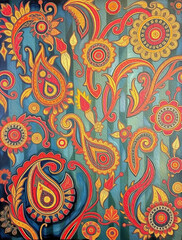 Fototapeta premium Pattern for fabrics, covers, leaflets, business cards, Happy Birthday cards, Wedding Invitations, for use in graphics