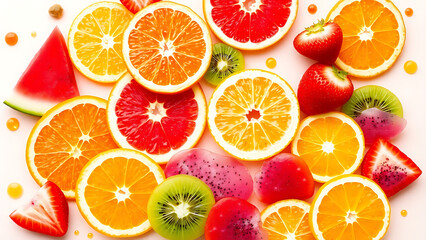 citrus fruit background