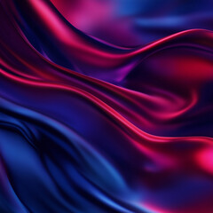 Obraz premium Abstract background with moving waves, generative AI illustration
