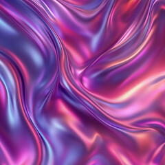 Obraz premium Abstract background with moving waves, generative AI illustration