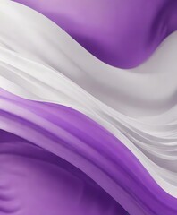 Obraz premium abstract background with wavy purple and white colors, abstract art, ethereal, oceanic waves