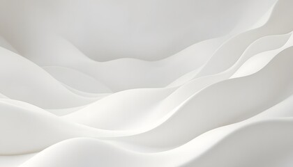 Fototapeta premium Abstract White Wave Background Image for Design