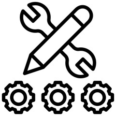 Skill Set Outline Icon