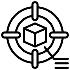 Targeting Outline Icon