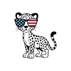 Patriotic Cheetah