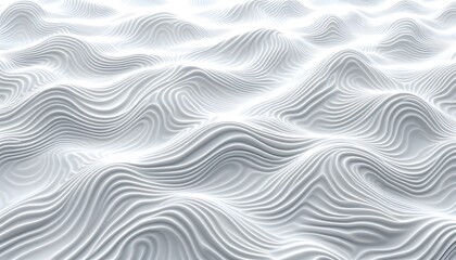 Obraz premium Abstract White Wave Pattern Background Texture