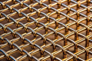 Golden Woven Wire Mesh