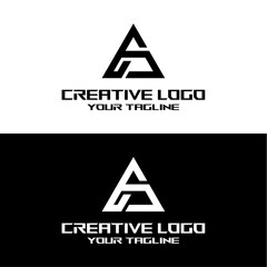 creative letter logo es design vector