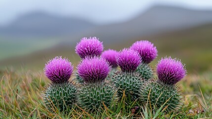 Misty Mountain Thistle Bloom